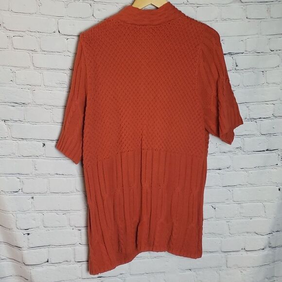 APT. 9 Orange Sweater Jacket - Picture 6 of 7